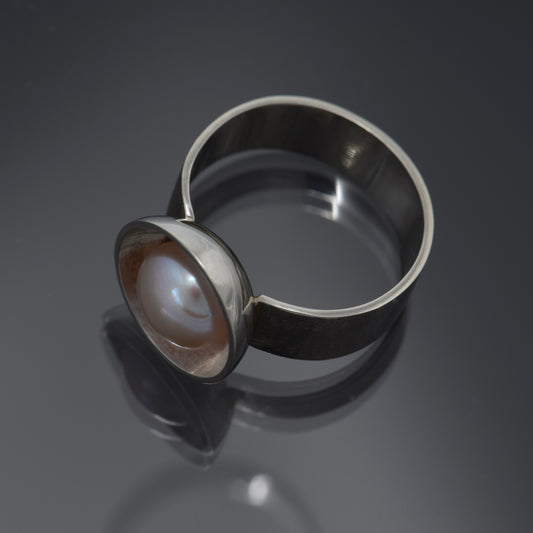 Pearl Cup Ring